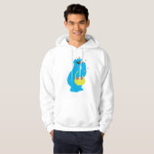 Pasen Cookie Monster Hoodie (Voorkant volledig)