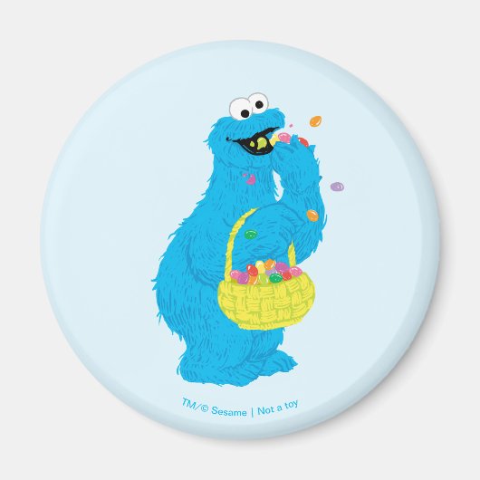 Pasen Cookie Monster Magneet (Voorkant)