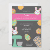 PASEN COOKIE PARTY UITNODIGING (Voorkant)