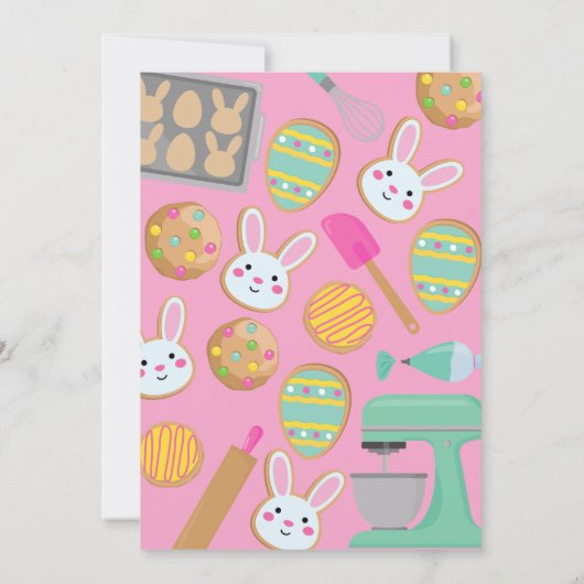 PASEN COOKIE PARTY UITNODIGING (Achterkant)