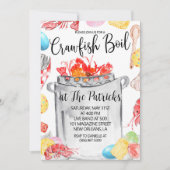 Pasen Crawfish Boil Uitnodiging (Voorkant)