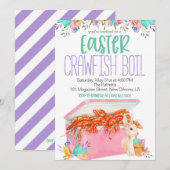 Pasen Crawfish Boil Uitnodiging (Voorkant / Achterkant)