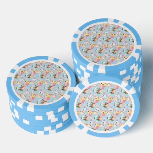 Pasen Critters Poker Chips (Opstapeling)