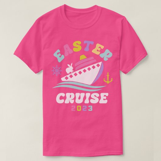 Pasen Cruise 2023 Paasreis Familie Matching T-shirt (Design voorkant)