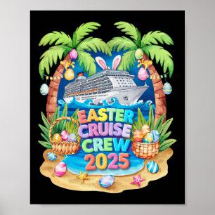 Pasen Cruise 2025 Bemanning Cruisen Vakantie Famil Poster