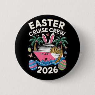 Pasen Cruise 2026 Pasen Vakantie Matching Familie Ronde Button 5,7 Cm