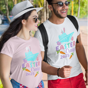 Pasen Cruise Custom Jaar Bunny Ship T-shirt