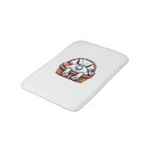 Pasen Cute Bunny Mand Basket Jagen op Chocolade Ei Badmat (Gekanteld)