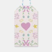 Pasen Cute Groet Cadeaulabel (Achterkant)