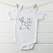 Pasen Cute Some Bunny Loves Me Romper