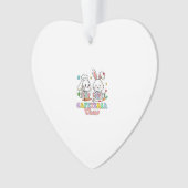 Pasen Dag Cafetaria Bemanning Lunch Dame School Ca Ornament (voorkant)