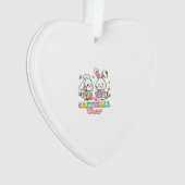 Pasen Dag Cafetaria Bemanning Lunch Dame School Ca Ornament (voorkant)