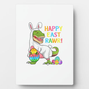 Pasen Dag Dinosaur Grappig Gelukkig Eastrawr T Rex Fotoplaat