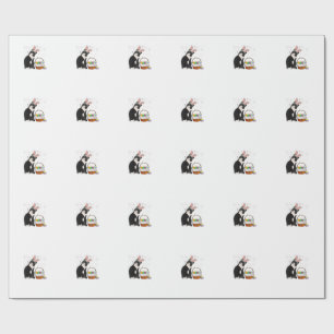 Pasen Dag Kat Konijn Oren Eieren Shirt Mannen Vrou Cadeaupapier