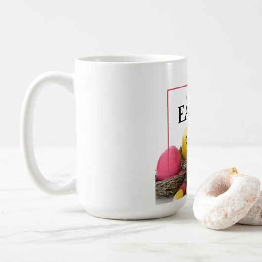 Pasen Dag Mokkop Koffiemok (Met donut)