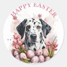 Pasen Dalmatische Chocolade Eieren en Bloemen -