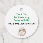 Pasen dank u bedankjes labels (Achterkant)