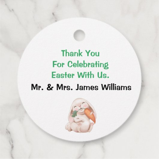 Pasen dank u bedankjes labels (Achterkant)