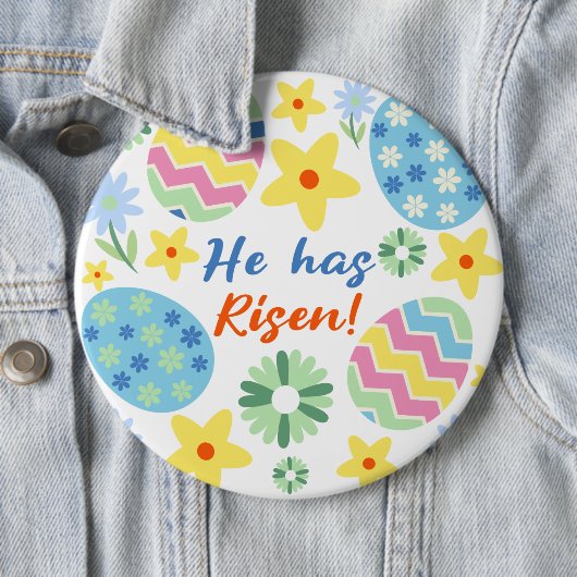 Pasen dat hij is gekomen ronde button 6,0 cm (In situ)