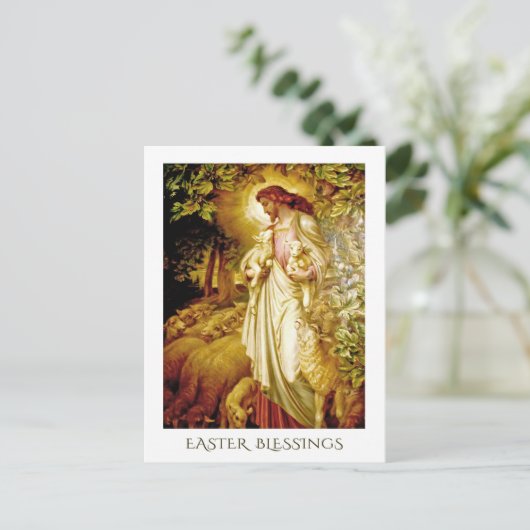 Pasen. De goede schaafschilderingen Feestdagenkaart (Staand voorkant)