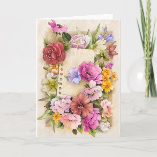 Pasen, de lente feestdagen kaart (Voorkant)