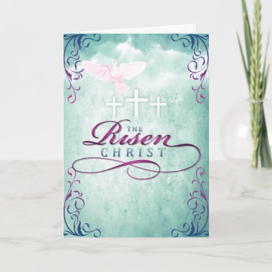 Pasen - De verrezen Christus Feestdagen Kaart (Voorkant)