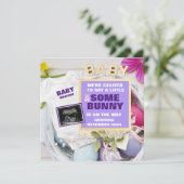 Pasen Digitale Zwangerschap Foto aankondiging (Staand voorkant)