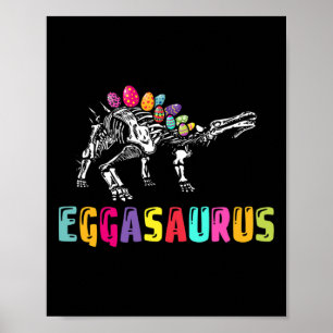Pasen Dino - Eggasaurus Stegosaurus Ei Dinos Poster