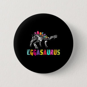 Pasen Dino - Eggasaurus Stegosaurus Ei Dinos Ronde Button 5,7 Cm