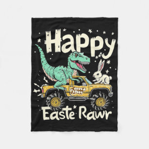 Pasen Dinosaur Grappig Gelukkig Eastrawr T Rex Pas Fleece Deken