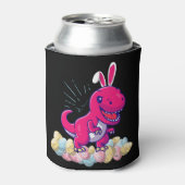 Pasen Dinosaur T rex Boys Girls Kinder Gift Blikjeskoeler (Blikje Voorkant)