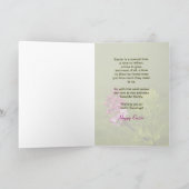 PASEN - DOCHTER en haar familie Feestdagen Kaart (Binnen)