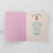 Pasen, Dochter, Gevulde Paashaas Kaart (Binnen)