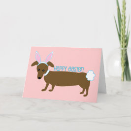 Pasen Doggie Feestdagen Kaart