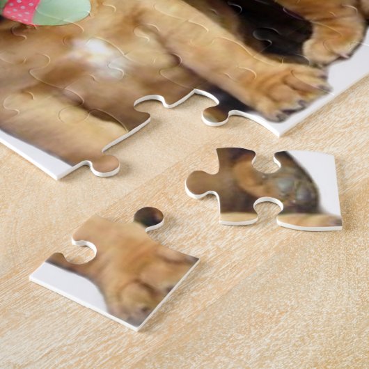 Pasen Dogue de Bordeaux pups Legpuzzel (Zijkant)