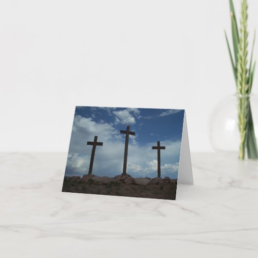 Pasen Drie de Lege Kaart van de Nota van de (Voorkant)