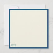 Pasen drie kruist  bloemencultuur notitiekaartje (Achterkant)