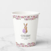 Pasen Drinken Baby Shower  Papieren Bekers (Achterkant)