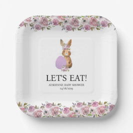 Pasen Drinken Baby Shower Papieren Bordje