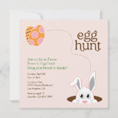 Pasen Easter Egg Hunt Picnic Kaart (Voorkant)