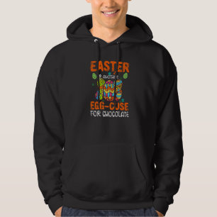 Pasen een andere eierstok voor chocolade-grappenma hoodie