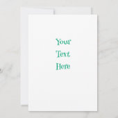 Pasen - Een mand met eieren in de wei Aankondiging (Achterkant)