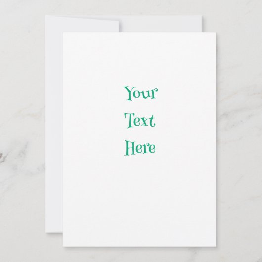 Pasen - Een mand met eieren in de wei Aankondiging (Achterkant)