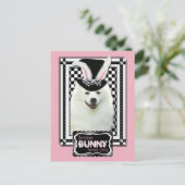 Pasen - Één of ander Konijntje houdt van u - Eskie Feestdagenkaart (Staand voorkant)