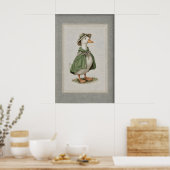 Pasen Eend Printbare Kunst, Lente Minimalistisch Poster (Keuken)