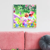 Pasen Egg Hunt Canvas Afdruk (Insitu (Woonkamer))