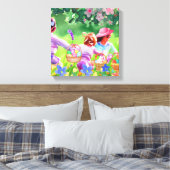 Pasen Egg Hunt Canvas Afdruk (Insitu (Slaapkamer))