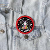 Pasen Egg Hunt Champion Ronde Button 7,6 Cm (In situ)