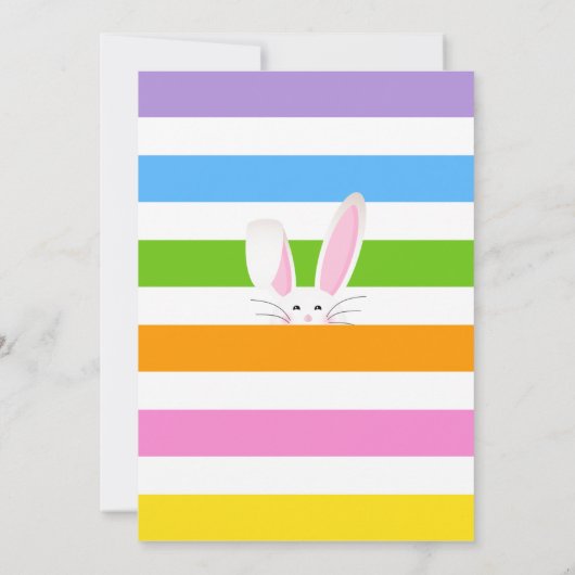 Pasen Egg Hunt Easter Brunch Kaart (Achterkant)