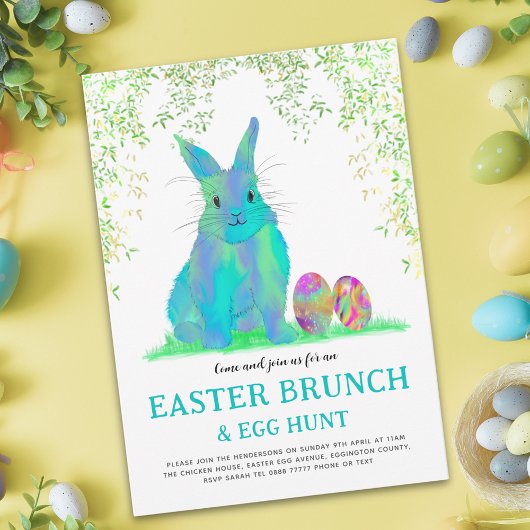 Pasen Egg Hunt en Brunch Blue Bunny